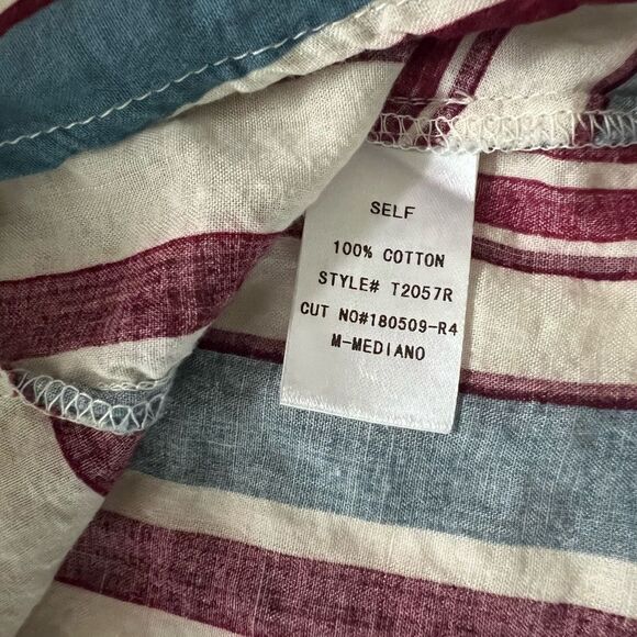 Blush ruffled striped top - Picture 5 of 7